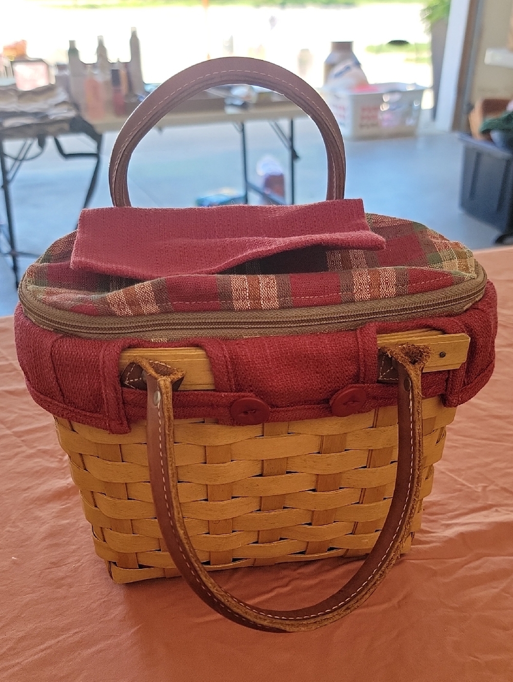 Longaberger Boardwalk Basket Purse 2003